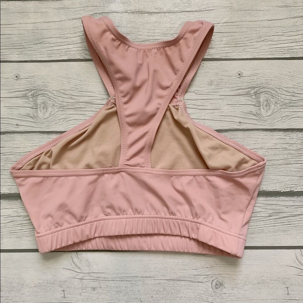Balera light pink high neck dance bra- x-small - Picture 2 of 3